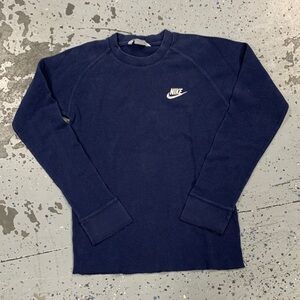 Nike Men's Dark Blue Crewneck Sweater